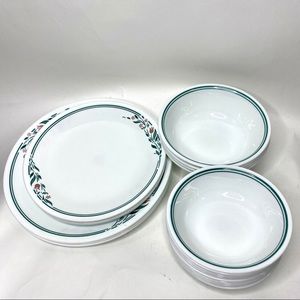 23pcs Vintage Corning Corelle Rosemarie Dinnerware